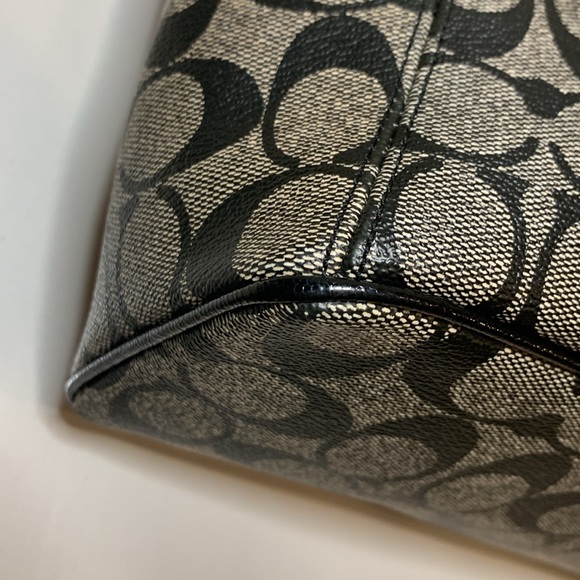 Coach GUC Peyton Signature Zip Top Large Tote Shoulder Bag - Picture 11 of 14